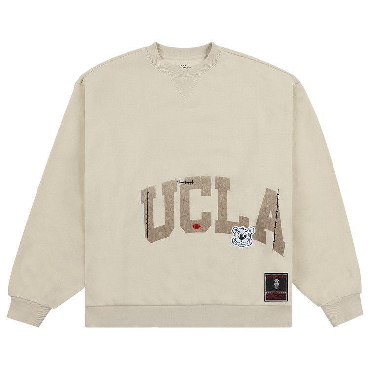 Cactus Jack By Travis Scott X Mitchell & Ness University Of California, Los Angeles Crewneck 'tan'