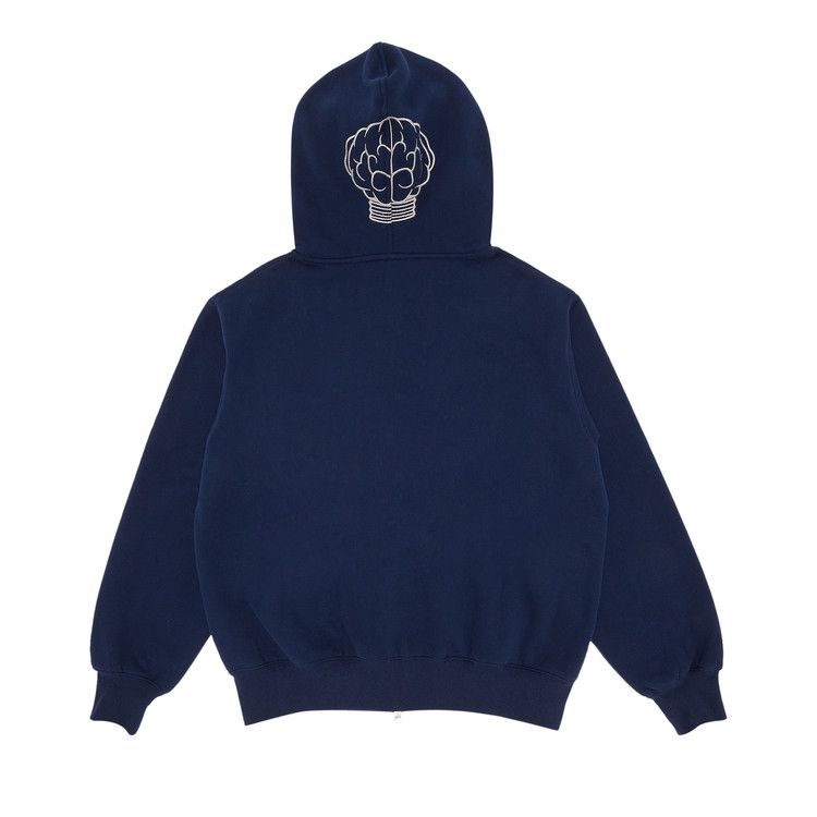 Pleasures X N.E.R.D. Zip Up Hoodie Navy Price in India | Culture