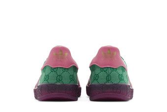 adidas gazelle silver green womens Gucci X Adidas Gazelle GG Canvas Sneakers Size 38.5