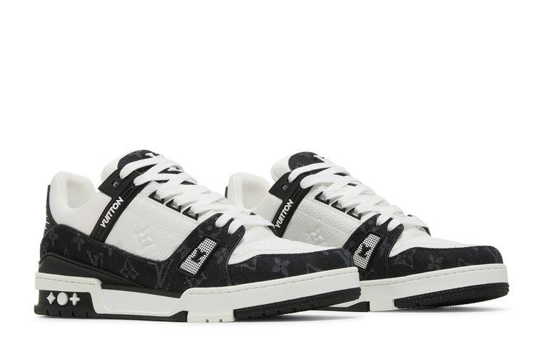 Louis Vuitton Trainer Black Monogram Denim