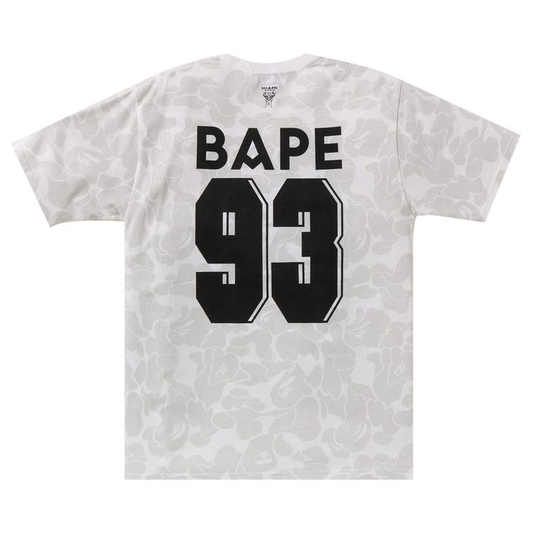 Buy BAPE x Inter Miami CF Camo Tee 'White' - 1J73 109 901 WHITE | GOAT