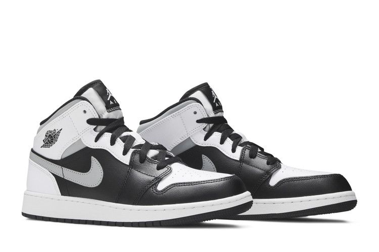 Air Jordan 1 Mid Gs White Shadow