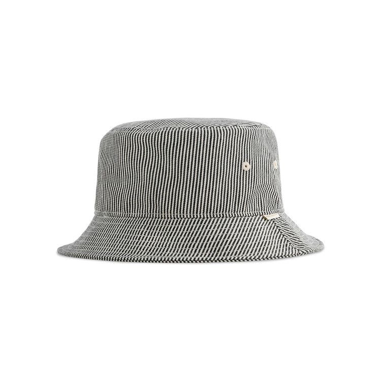 Buy Aimé Leon Dore Hickory Stripe Bucket Hat 'Black' - SS24AH027