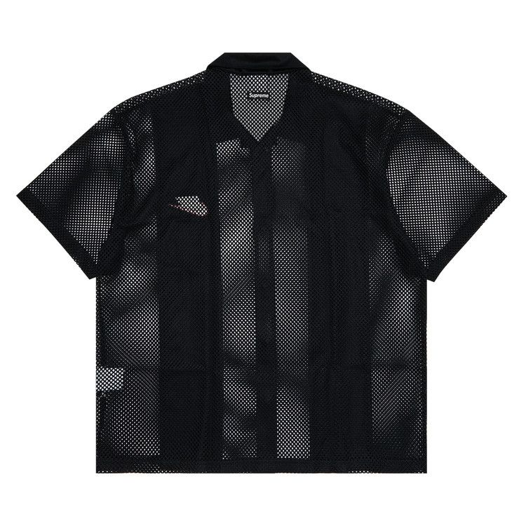 Supreme x Nike Mesh S/S Shirt Red Lサイズ Supreme Nike Mesh S S Shirt (SS24) - $128