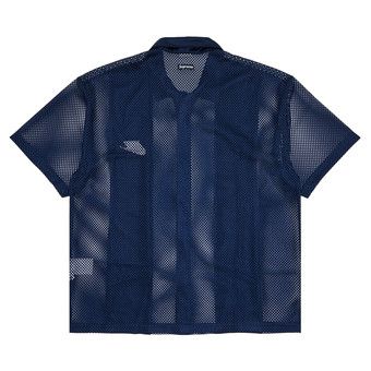 Buy Supreme x Nike Mesh Short-Sleeve Shirt 'Navy' - SS24S1 