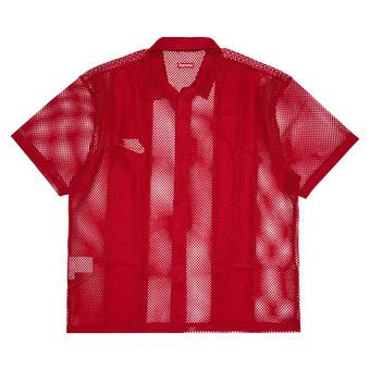 Buy Supreme x Nike Mesh Short-Sleeve Shirt 'Red' - SS24S1 RED | GOAT