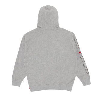 Buy Supreme x Nike Hooded Sweatshirt 'Heather Grey Buy Supreme x Nike Hooded Sweatshirt 'Heather Grey