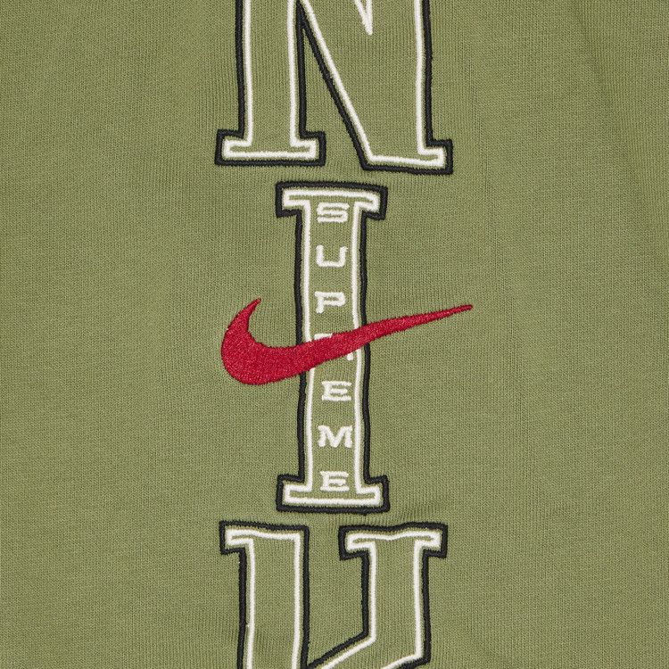 Buy Supreme x Nike Hooded Sweatshirt 'Olive' - SS24SW1 OLIVE