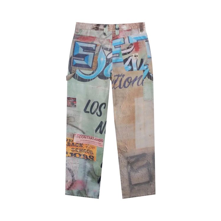 Buy Stussy Alfonso Canvas Work Pant 'Multicolor' - 116630 MULT | GOAT