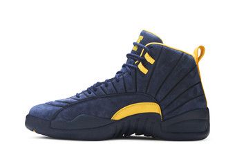 jordan retro 12 michigan men's shoe