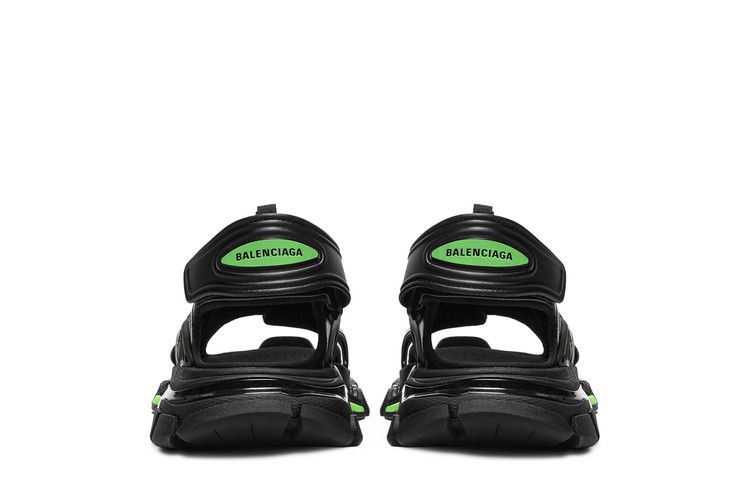 Balenciaga Track Sandal Black Fluo Green