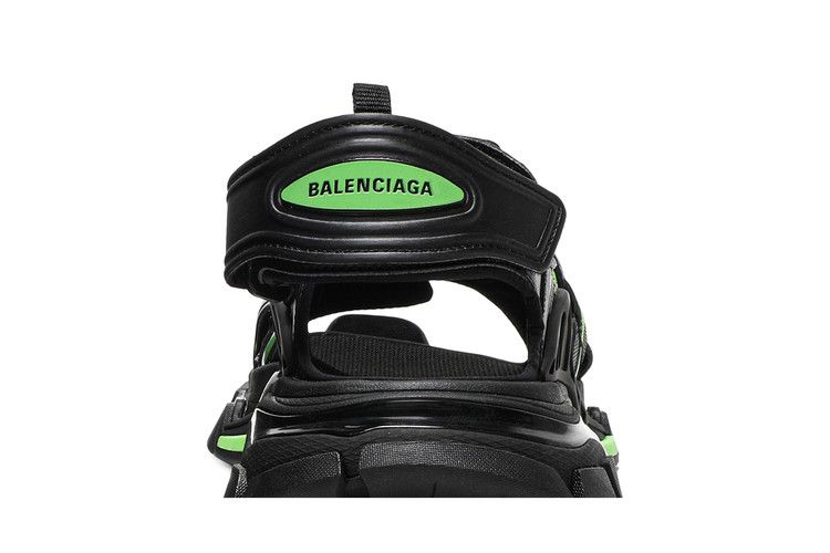 Balenciaga Track Sandal Black Fluo Green