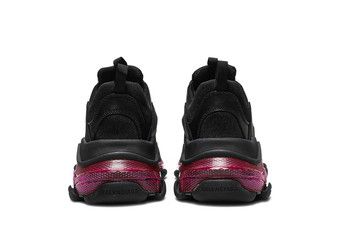 Buy Balenciaga Triple S Sneaker 'Clear Sole - Black Pink Neon