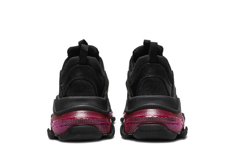 Buy Balenciaga Triple S Sneaker 'Clear Sole - Black Pink Neon
