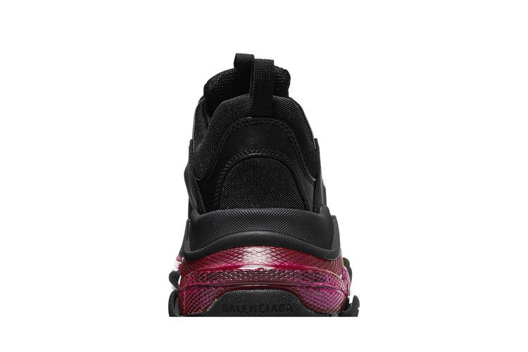 【BALENCIAGA】TripleS clearSole Black Pink Balenciaga Triple S Sneaker 'Clear Sole - Black Pink Neon