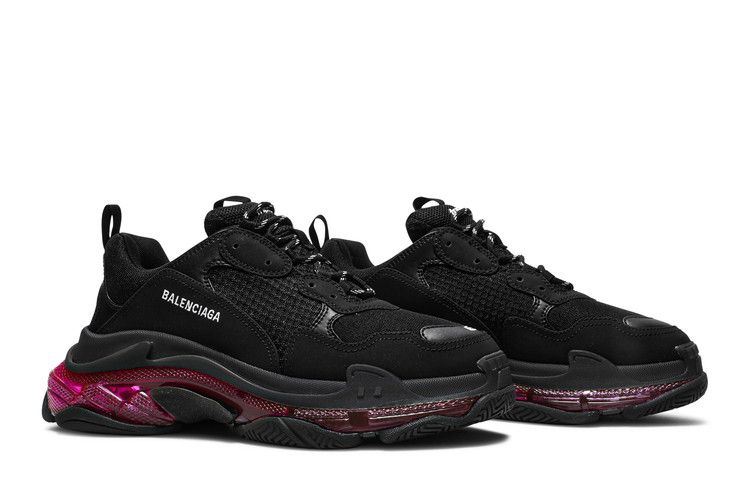Buy Balenciaga Triple S Sneaker 'Clear Sole - Black Pink