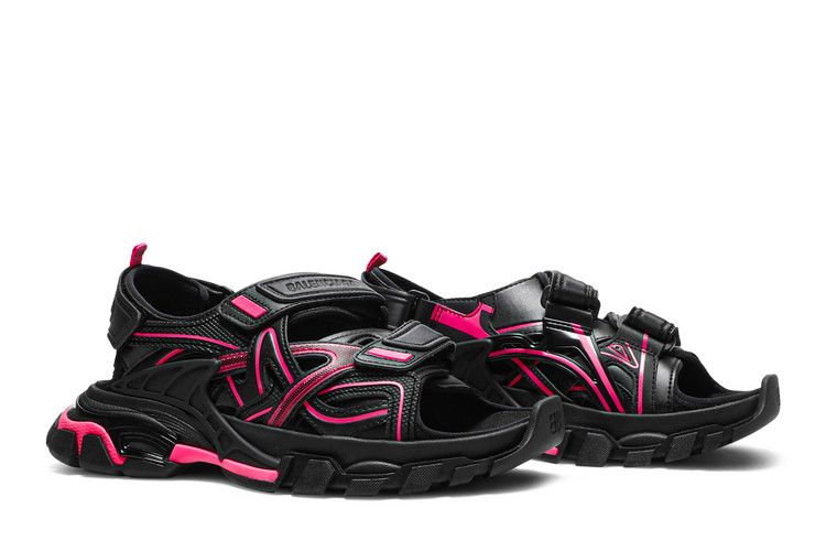 Balenciaga Wmns Track Sandal 'Black Pink'