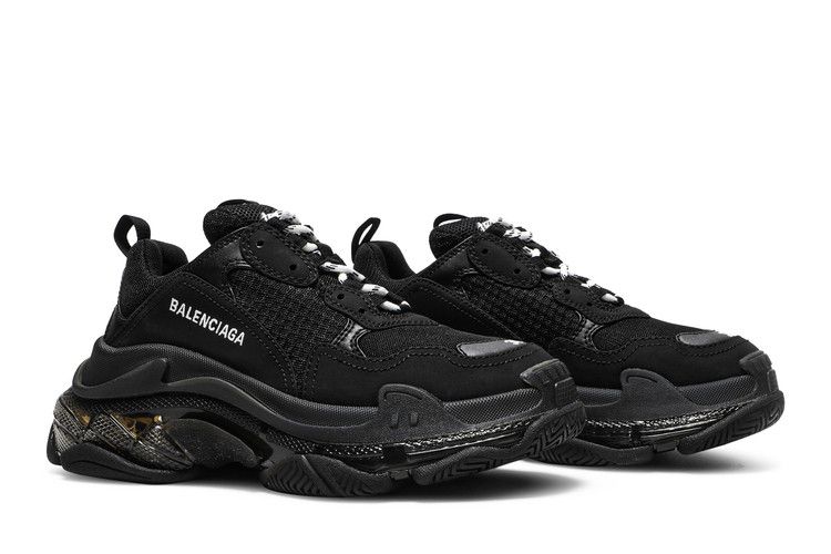 Balenciaga Wmns Triple S Sneaker 'Clear Sole - Black'