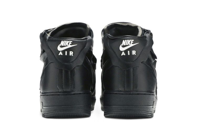 Buy Comme des Garçons x Air Force 1 Mid 'Triple Black' - DC3601