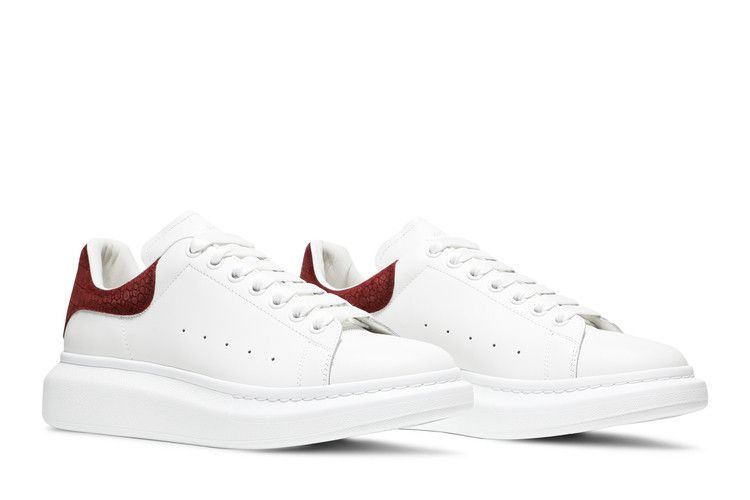 Achetez des Alexander McQueen Oversized Sneaker Burgundy Crocodile 625162 WHZ4K 9088 GOAT FR