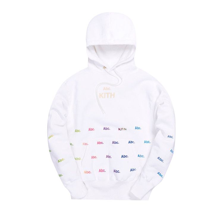 Buy Kith X Advisory Board Crystals Holograph Hoodie 'White