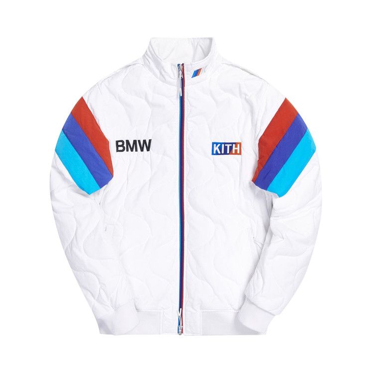 Buy Kith For BMW Quilted Racing Jacket 'Off White' - KH1328