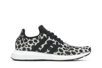 adidas Swift Run Shoes - Women's - Raw White / Carbon - 8