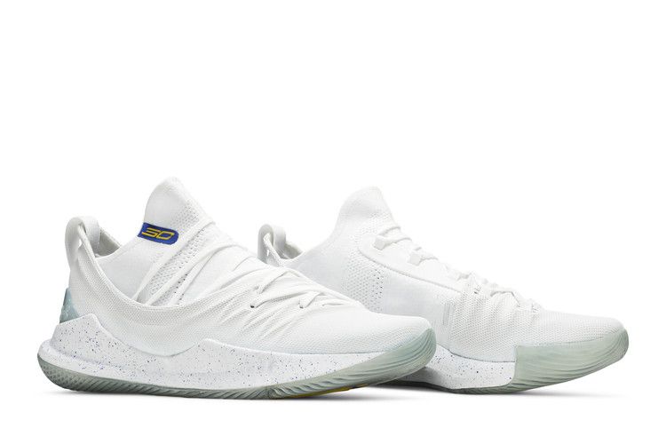 Under Armour Curry 5 Low Triple White