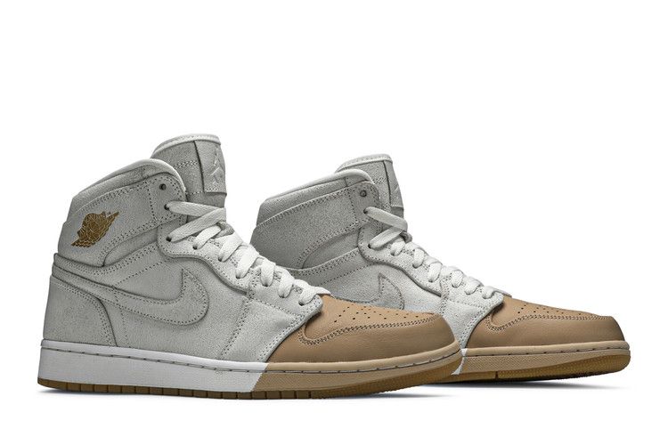 Wmns Air Jordan 1 RETRO High Premium 'dipped Toe - White'