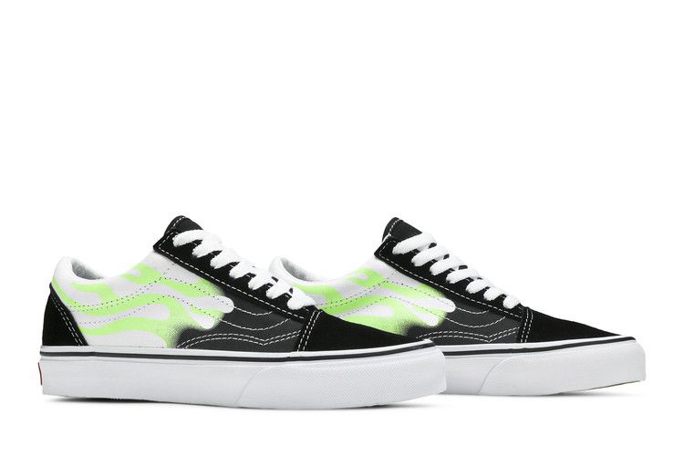 Vans Old Skool Flame Black White