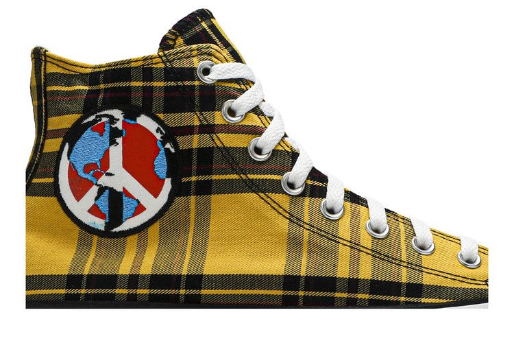 Buy Chuck Taylor All Star High Plaid Pack World Peace 167412F GOAT