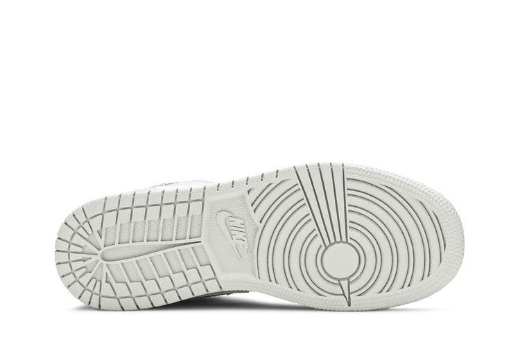 Air Jordan 1 Mid SE Gs Swoosh Logo - Grey Camo