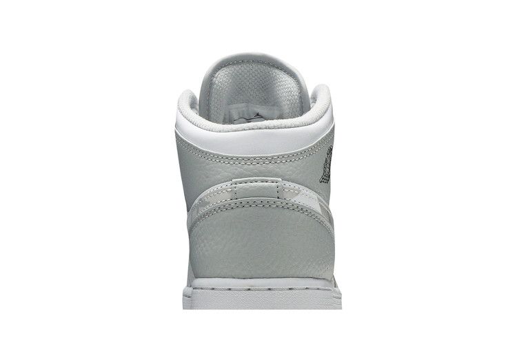 Air Jordan 1 Mid SE Gs Swoosh Logo - Grey Camo