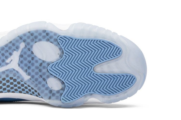 Jordan 11 tar heel blue best sale