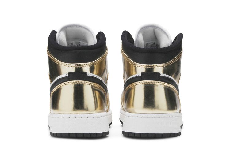 Air Jordan 1 Mid SE Gs Metallic Gold