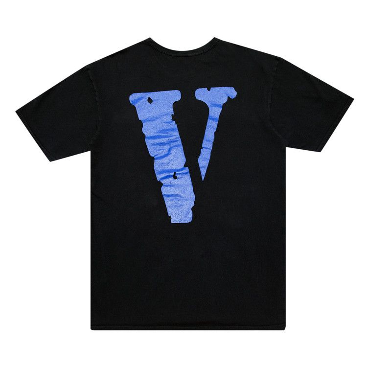Buy Vlone Staple T-Shirt 'Black/Blue' - 1020 100000103STS BLUE | GOAT