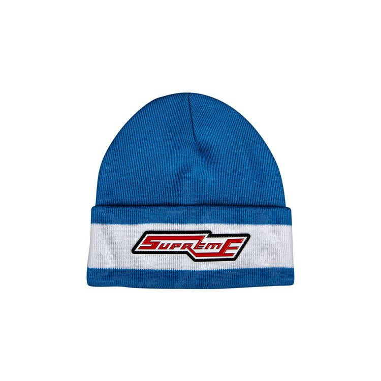 Buy Supreme Cuff Stripe Beanie 'Bright Blue' - FW20BN54 BRIGHT