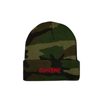 Buy Supreme x Smurfs Beanie 'Woodland Camo' - FW20BN49 WOODLAND