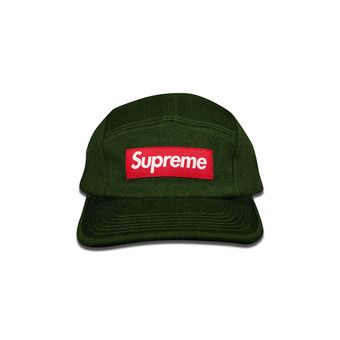 Buy Supreme Wool Camp Cap 'Dark Green' - FW20H37 DARK GREEN