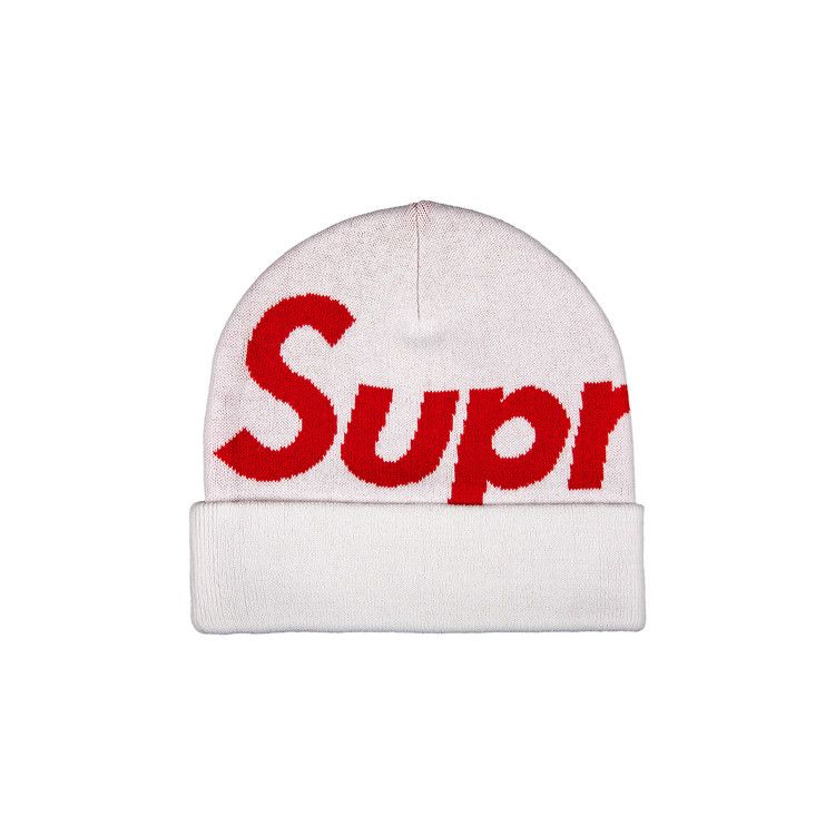 Buy Supreme Big Logo Beanie 'White' - FW20BN9 WHITE | GOAT