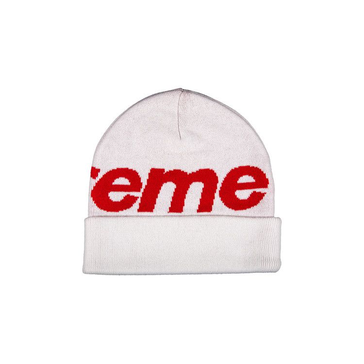 Buy Supreme Big Logo Beanie 'White' - FW20BN9 WHITE | GOAT