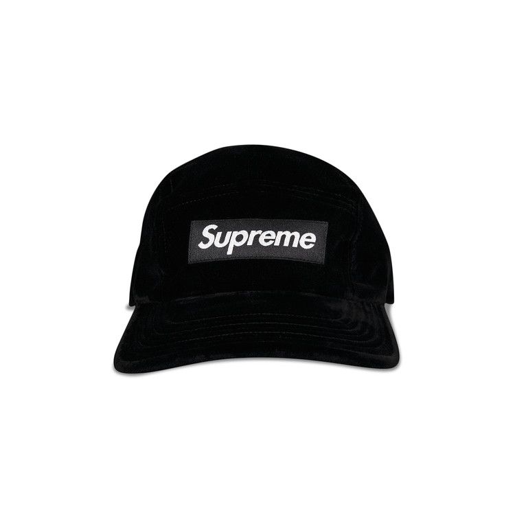 Buy Supreme Velvet Camp Cap 'Black' - FW20H92 BLACK | GOAT