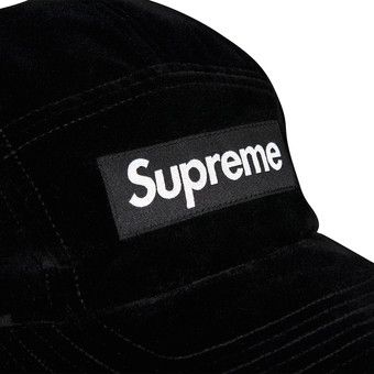 ほぼ未使用 Supreme Velvet Camp Cap ブラック 20aw ほぼ未使用 Supreme Velvet Camp Cap ブラック 20aw