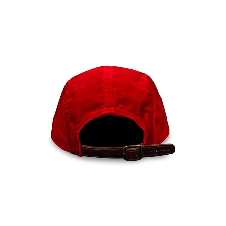 ほぼ未使用 Supreme Velvet Camp Cap レッド 18aw SUPREME Velvet Camp Cap RED Hat Adjustable Strapback NEW! F/W 2018