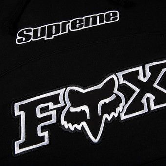 20FW /Supreme Fox Racing Hooded Sweatshirt\t フォックス ロゴ Supreme Fox Racing Hooded Sweatshirt (FW20) - $168