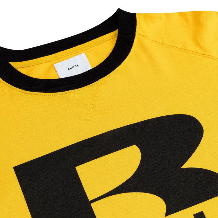 Rhude Petrol Long-Sleeve Vintage Yellow