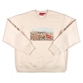 Buy Supreme Aerial Crewneck 'Natural' - FW20SW93 NATURAL | GOAT