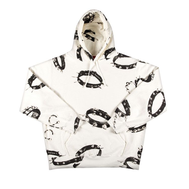 20FW /Supreme Studded Collars Hooded Sweatshirt スタッズ Supreme Studded Collars Hooded Sweatshirt (FW20) - $168