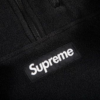 Buy Supreme x Polartec Half Zip Pullover 'Black' - FW20SW53