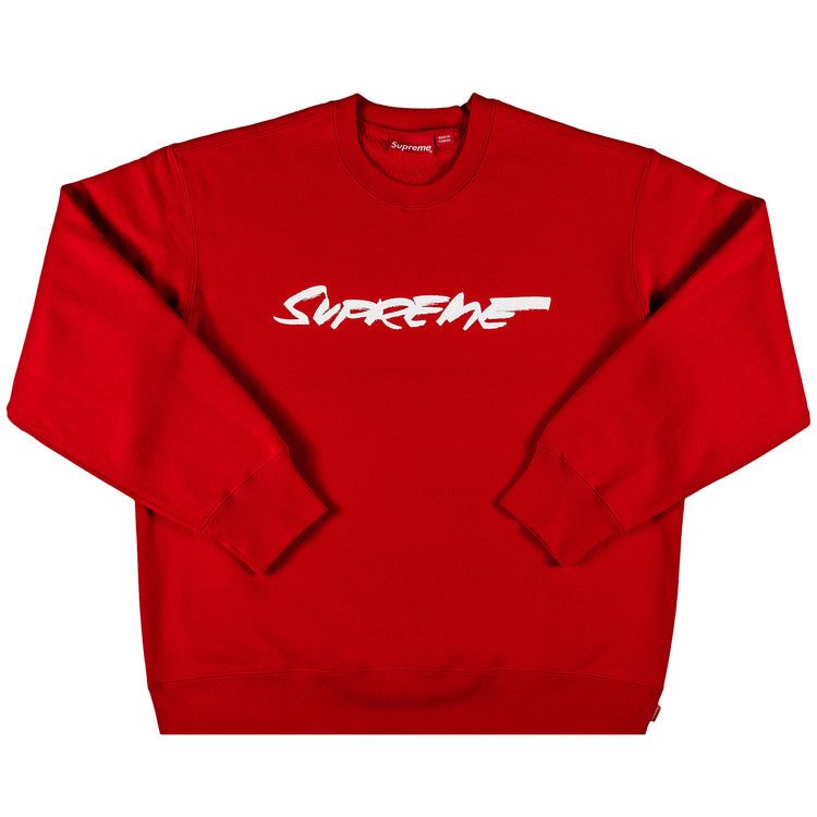 Supreme Futura Logo Crewneck 'Red'